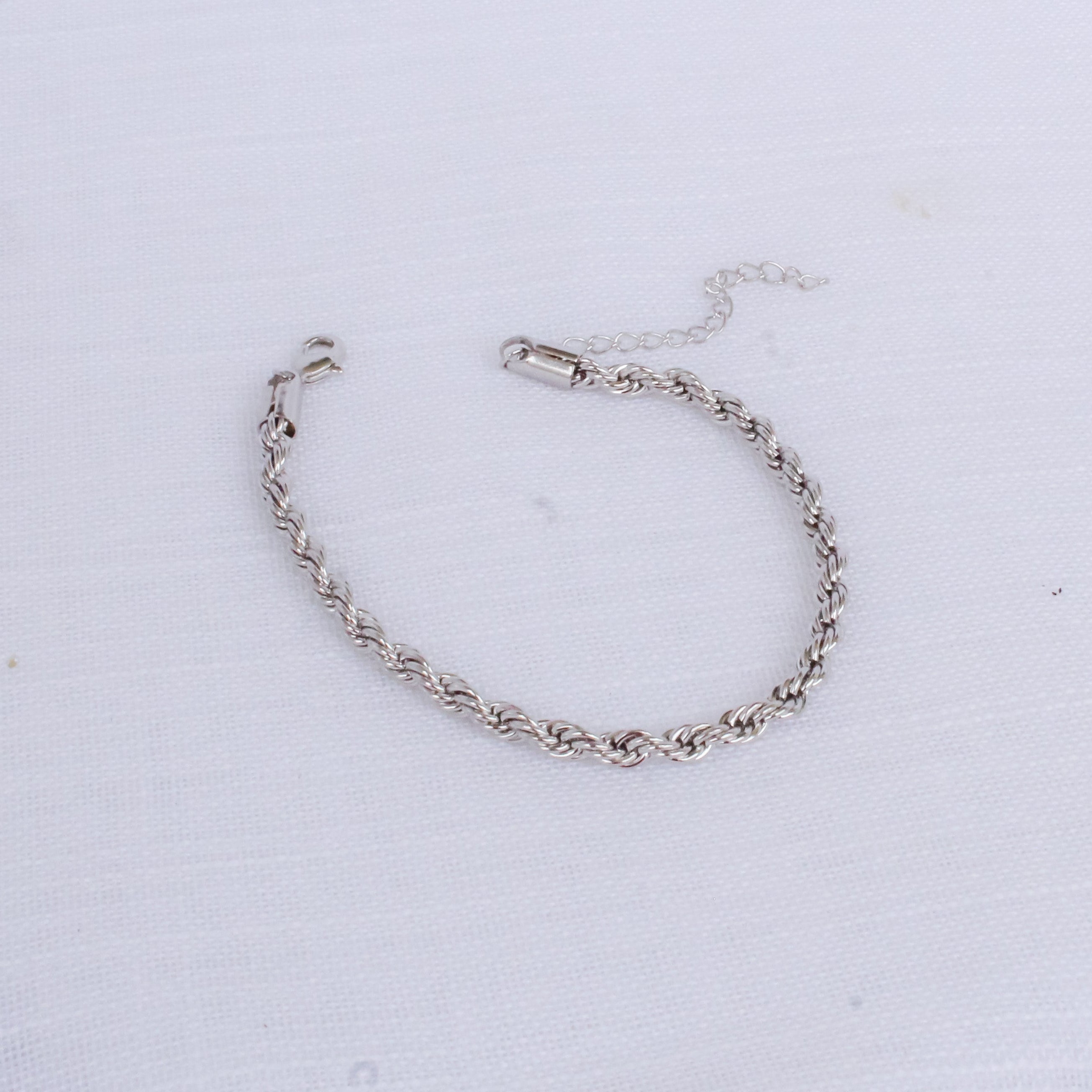 Pulseira Torcida Prateado