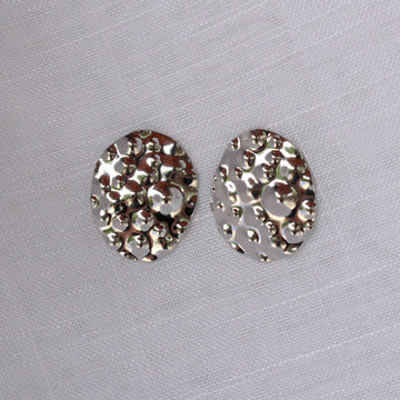 Brinco Bolhas Prateado