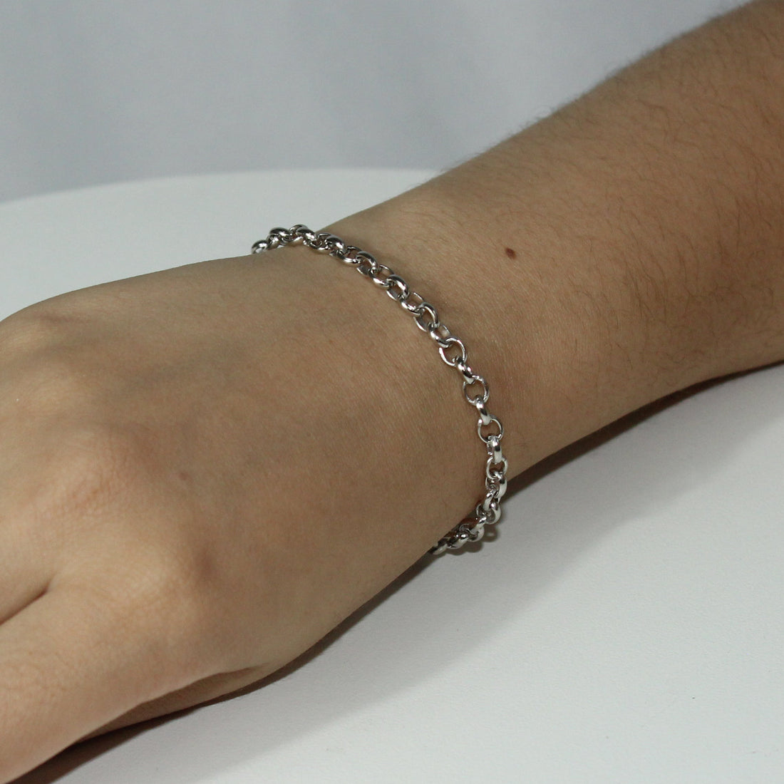 Pulseira Elo Português Prateado