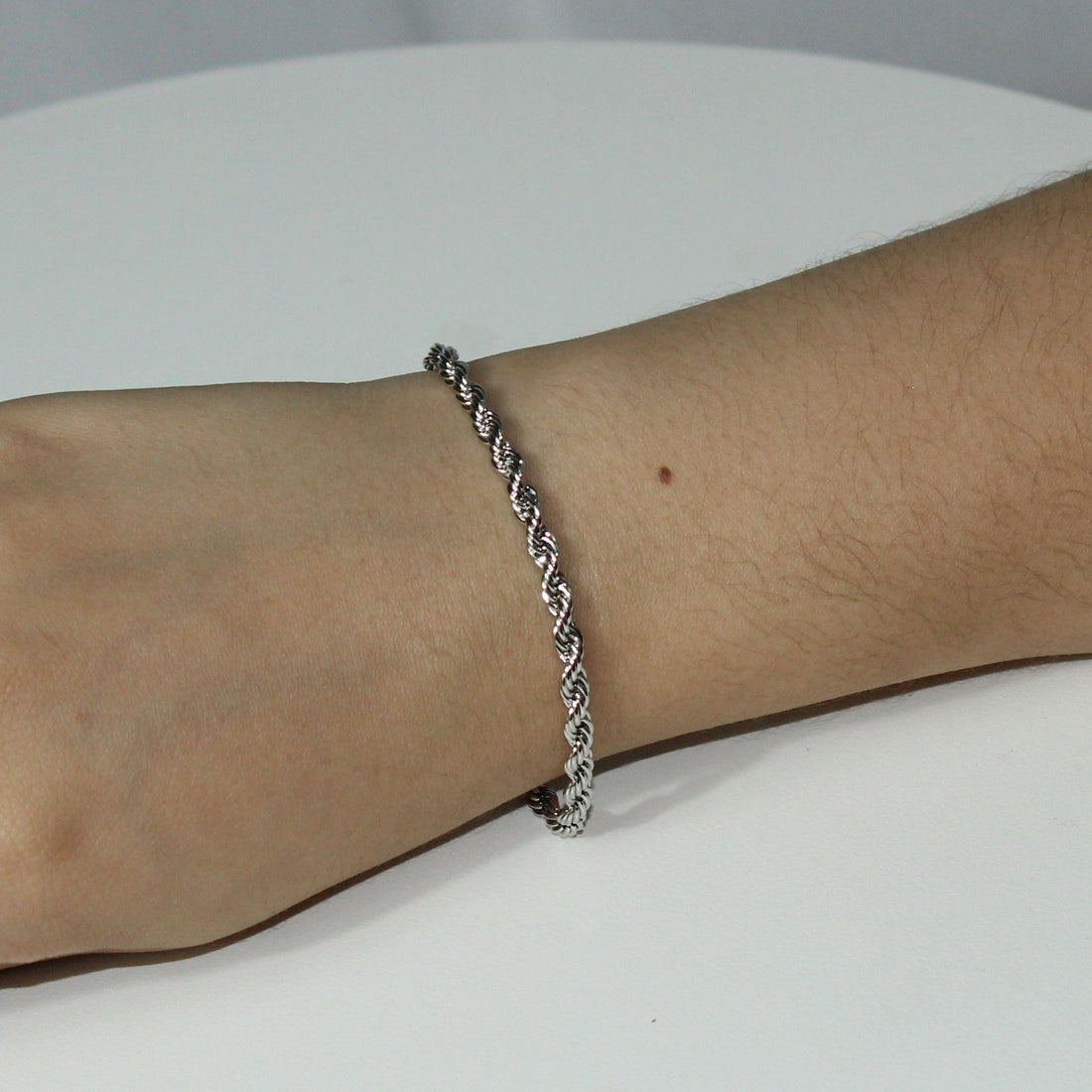 Pulseira Torcida Prateado