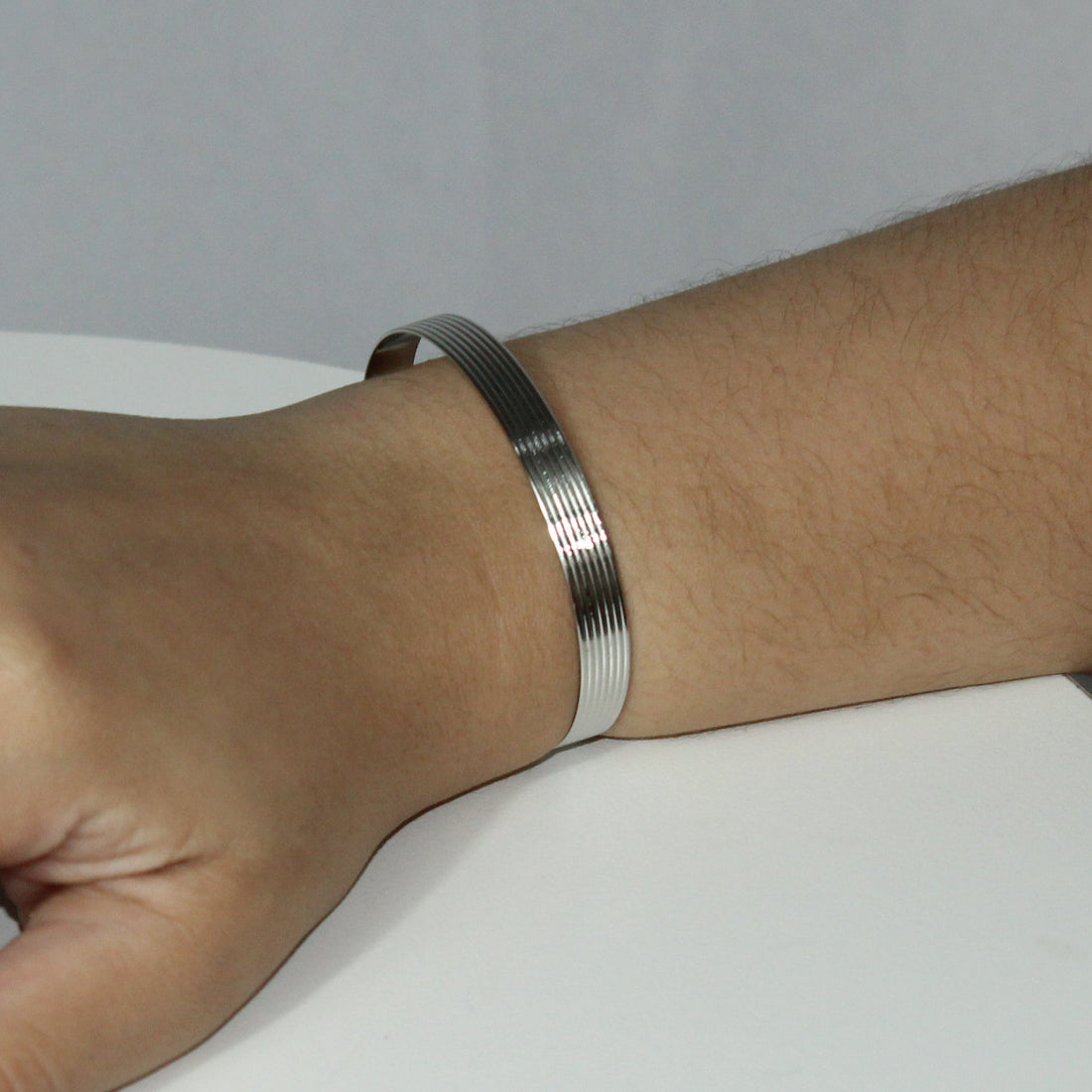 Bracelete Frisos Prateado