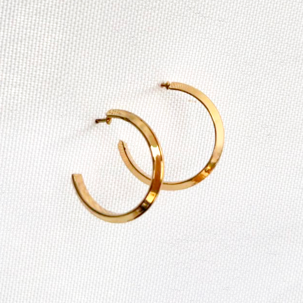 Brinco Argola Dourada Simples