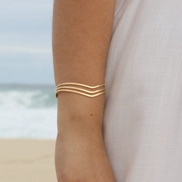 Bracelete Bico Dourado