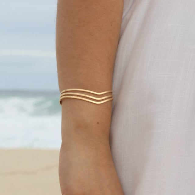Bracelete Bico Dourado